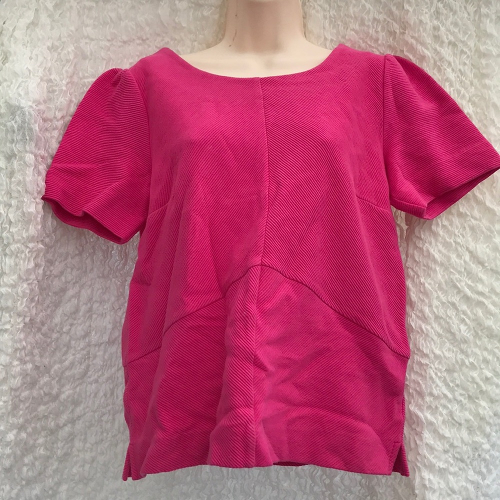 Hot pink blouse
